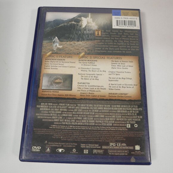 Personal Favorites DVD Lot of 7 Movies w/ LotR Hitchhikers Guide & More TESTED - Picture 13 of 15